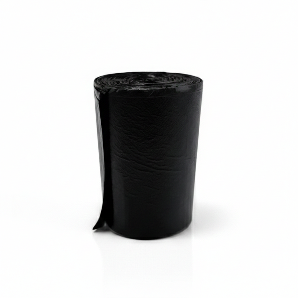 Black Roll Trash Bag
