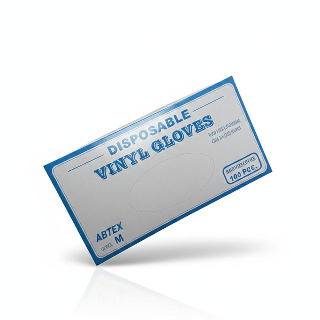 Vinyl Gloves – Lightly Powdered (M) 100pcs