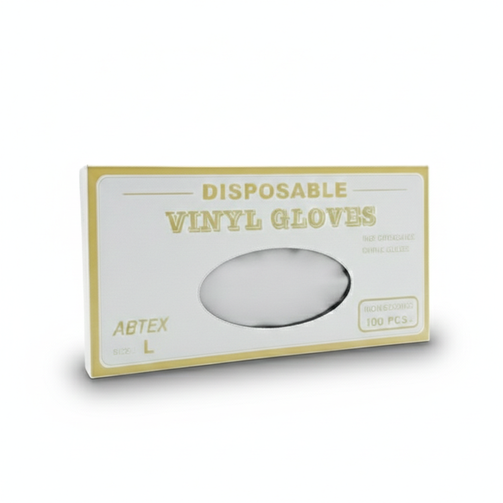 Vinyl Gloves – Lightly Powdered (L) 100pcs