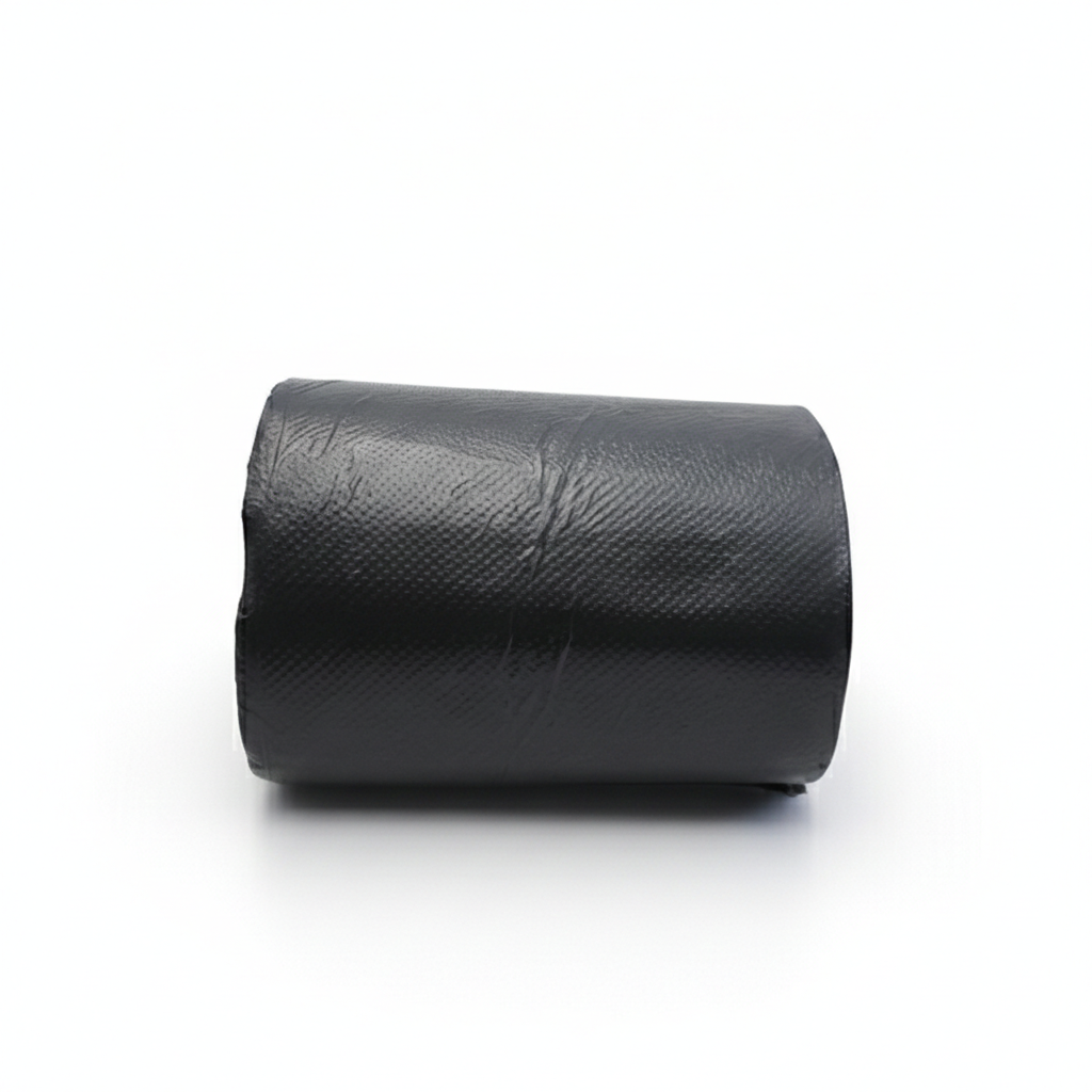 Black Roll Trash Bag