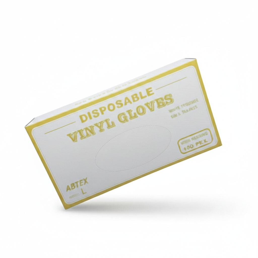 Vinyl Gloves – Lightly Powdered (L) 100pcs